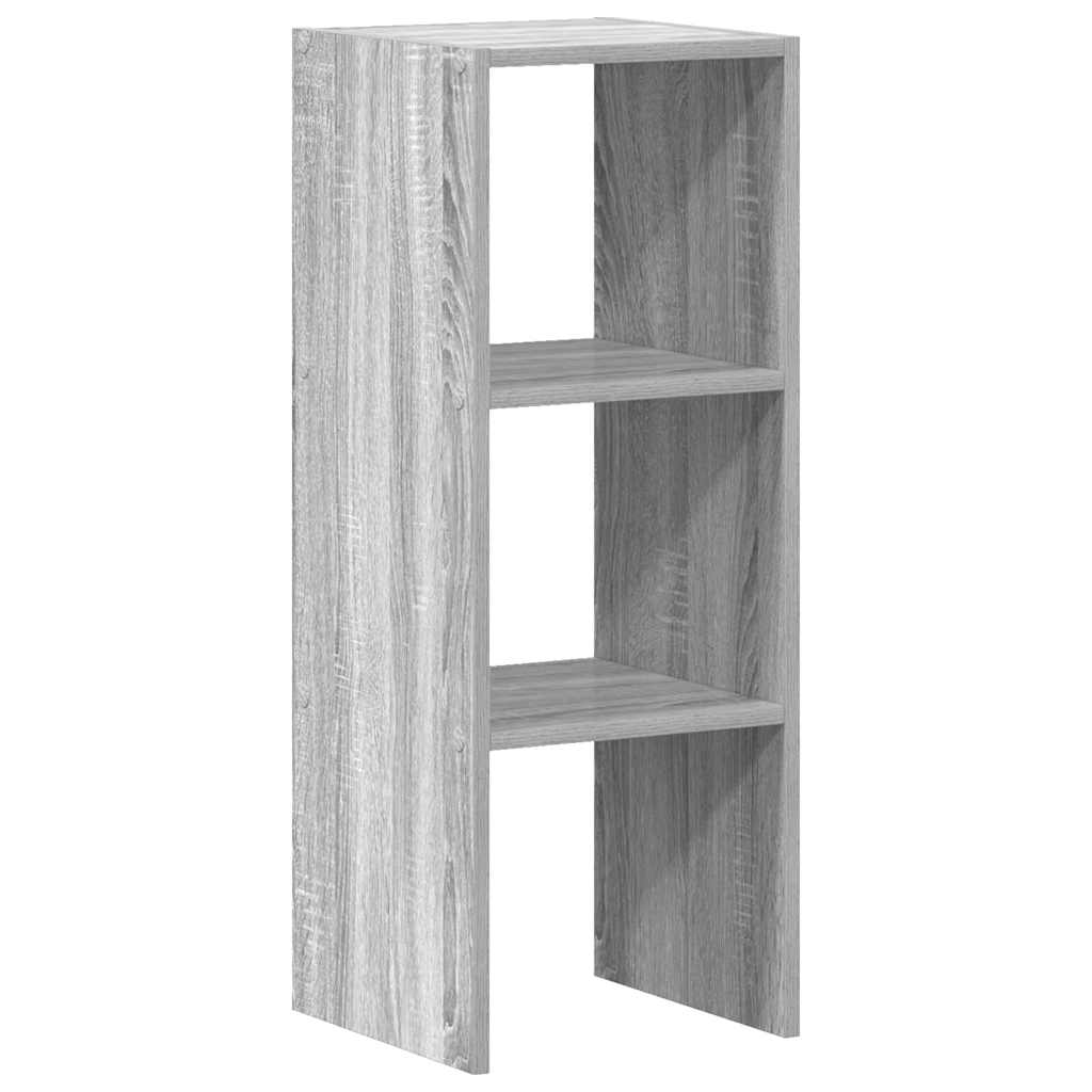 Libreria Impilabili Grigio Sonoma 30x30x80 cm Legno Multistrato | homemem39