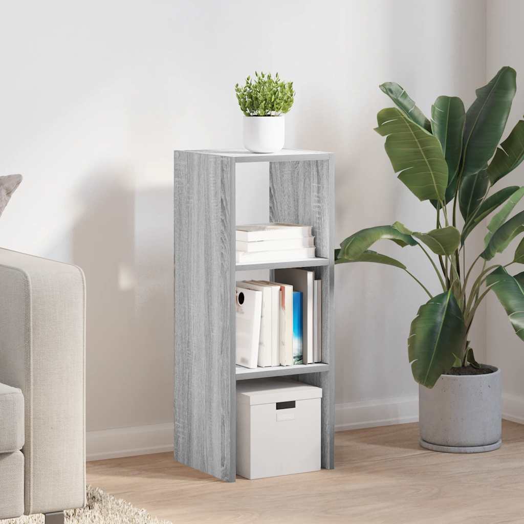 Libreria Impilabili Grigio Sonoma 30x30x80 cm Legno Multistrato | homemem39