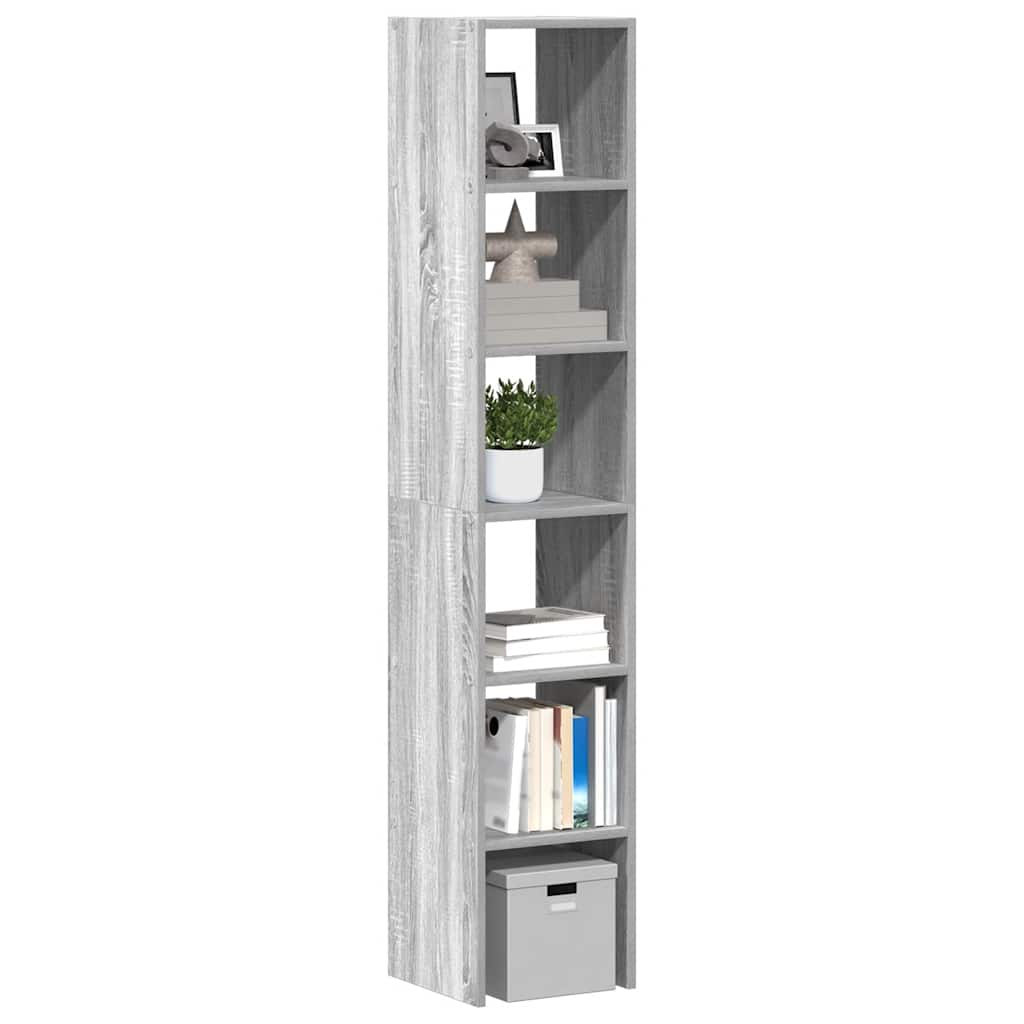 Librerie 2 pz Impilabili Grigio Sonoma 30x30x80cm in Truciolato | homemem39