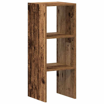 Libreria Impilabili Legno Antico 30x30x80 cm Legno Multistrato | homemem39