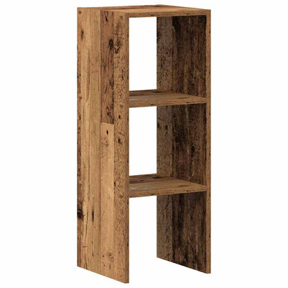 Libreria Impilabili Legno Antico 30x30x80 cm Legno Multistrato | homemem39