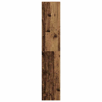 Librerie 2 pz Impilabili Legno Antico 30x30x80 cm in Truciolato
