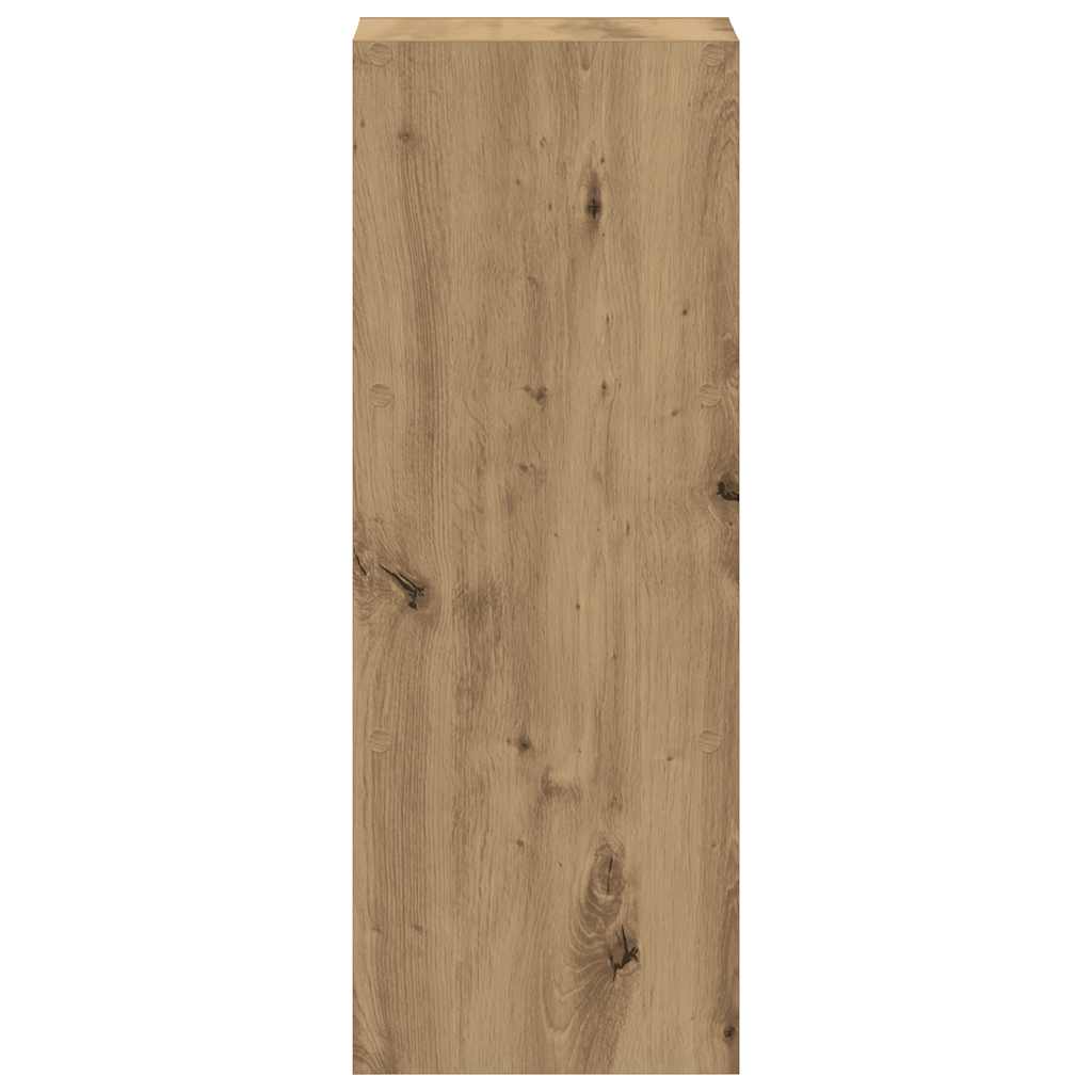 Libreria Impilabili Rovere Artigianale 30x30x80 cm Truciolato | homemem39