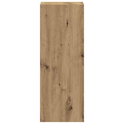 Libreria Impilabili Rovere Artigianale 30x30x80 cm Truciolato | homemem39