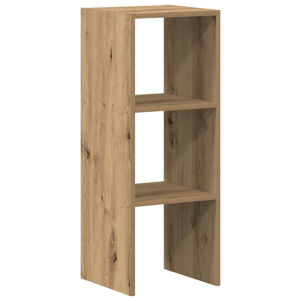 Libreria Impilabili Rovere Artigianale 30x30x80 cm Truciolato | homemem39