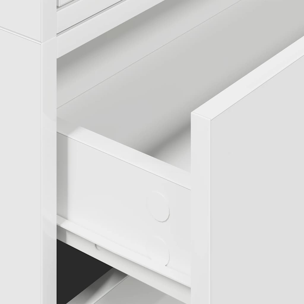 Armadi con 2 Cassetti 2 pz Bianchi 60x31x40cm Legno Multistrato - homemem39