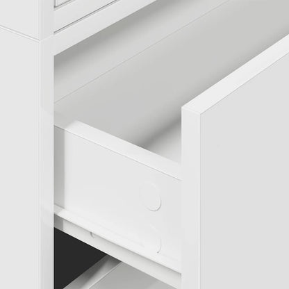 Armadi con 2 Cassetti 2 pz Bianchi 60x31x40cm Legno Multistrato - homemem39