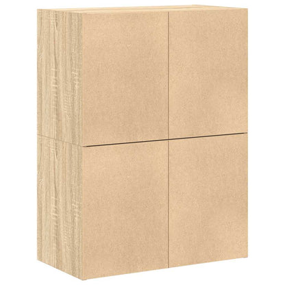 Armadi con 2 Cassetti 2 pz Rovere Sonoma 60x31x40 cm Truciolato - homemem39