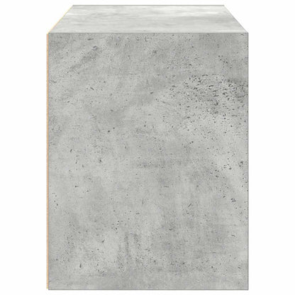 Armadio con 2 Cassetti Grigio Cemento 60x31x40 cm in Truciolato