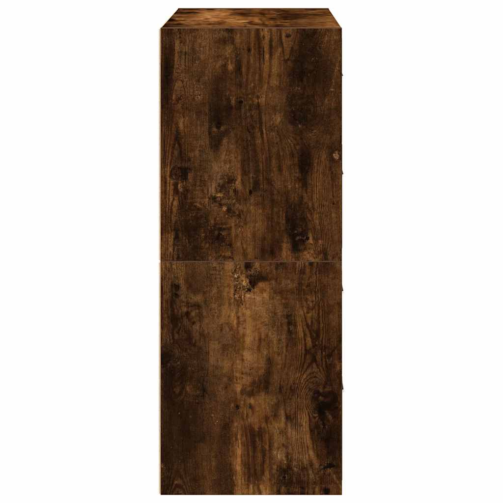 Armadi con 2 Cassetti 2 pz Rovere Fumo 60x31x40cm in Truciolato - homemem39