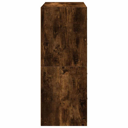 Armadi con 2 Cassetti 2 pz Rovere Fumo 60x31x40cm in Truciolato - homemem39