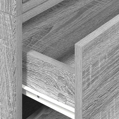 Armadi con 2 Cassetti 2 pz Grigio Sonoma 60x31x40 cm Truciolato - homemem39