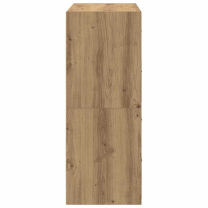 Armadi con 2 Cassetti 2 pz Rovere 60x31x40 cm in Truciolato - homemem39