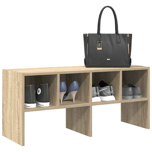 Scarpiera Impilabile Rovere Sonoma 89,5x30x40 cm | homemem39
