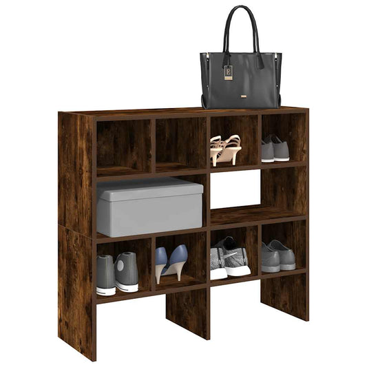 Scarpiere 2 pz Impilabili Rovere Fumo 89,5x30x40 cm - homemem39