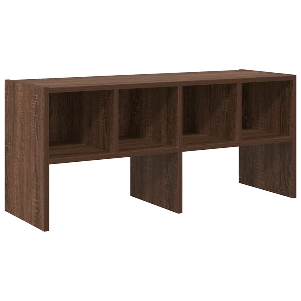Scarpiera Impilabile Rovere Marrone 89,5x30x40 cm | homemem39