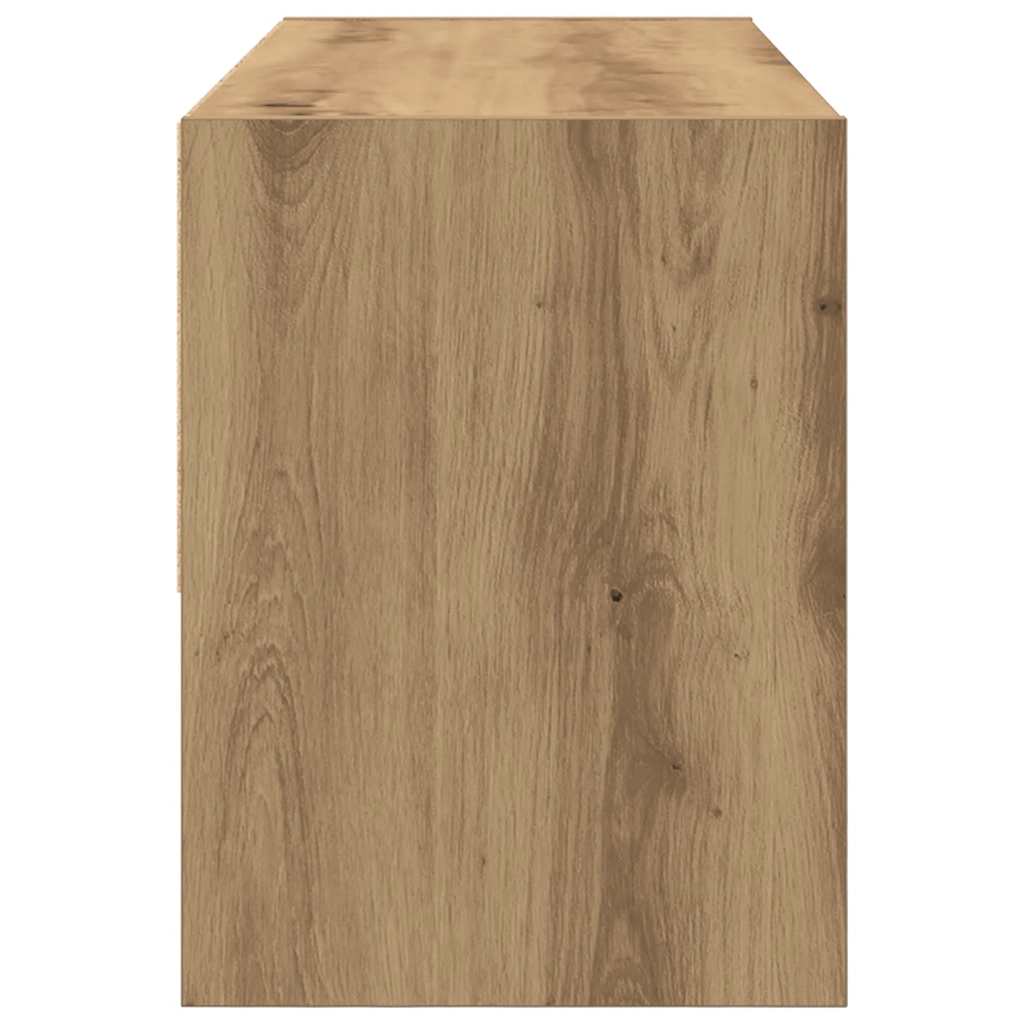 Scarpiera Impilabile Rovere Artigianale 89,5x30x40 cm | homemem39