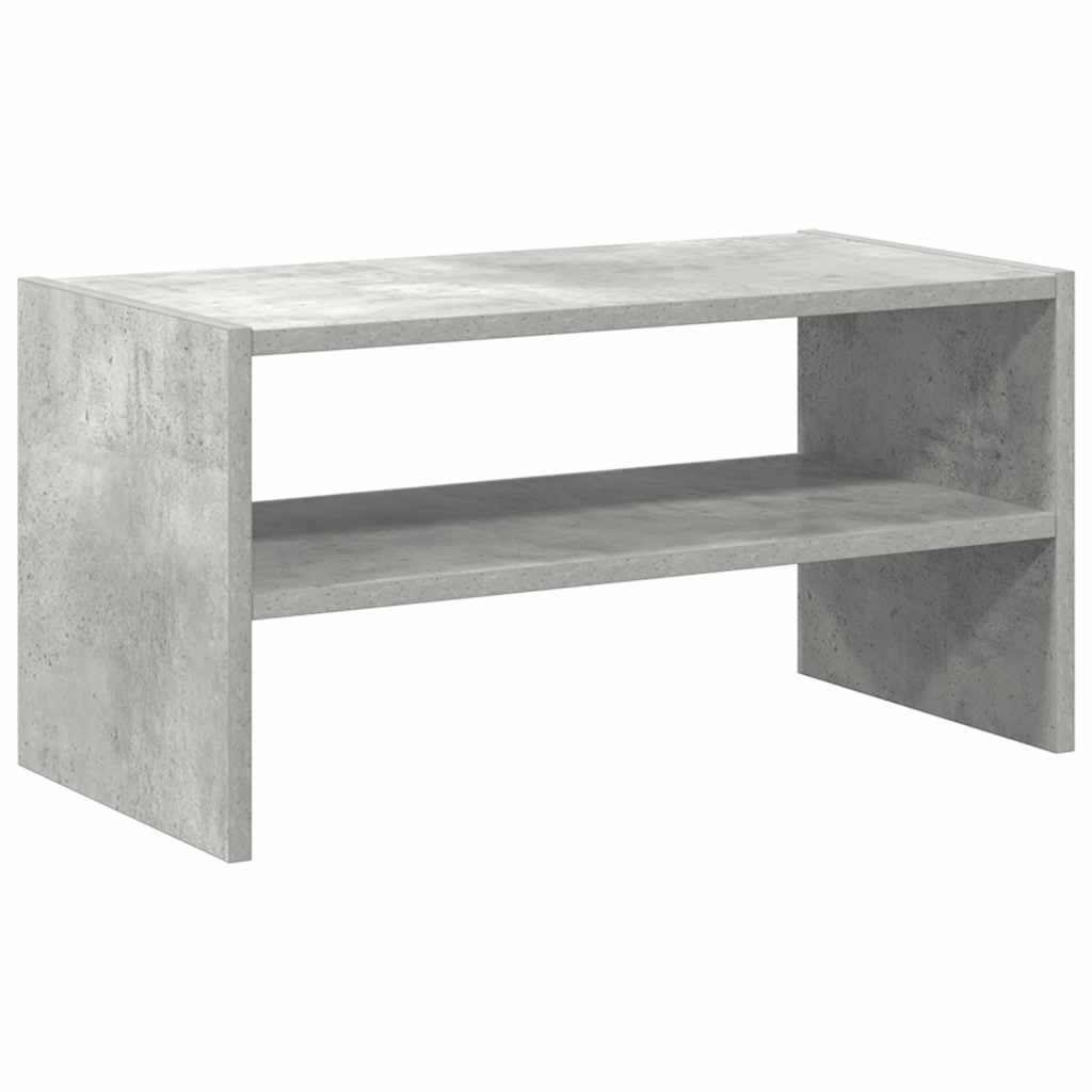 Scarpiera Impilabile Grigio Cemento 60x30x30,5 cm - homemem39