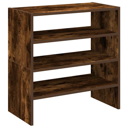 Scarpiere 2 pz Impilabili Rovere Fumo 60x30x30,5 cm - homemem39