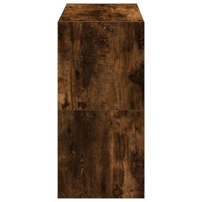 Scarpiere 2 pz Impilabili Rovere Fumo 60x30x30,5 cm - homemem39