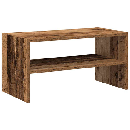 Scarpiera Impilabile Legno Antico 60x30x30,5 cm