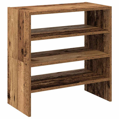 Scarpiere 2 pz Impilabili Legno Antico 60x30x30,5 cm - homemem39