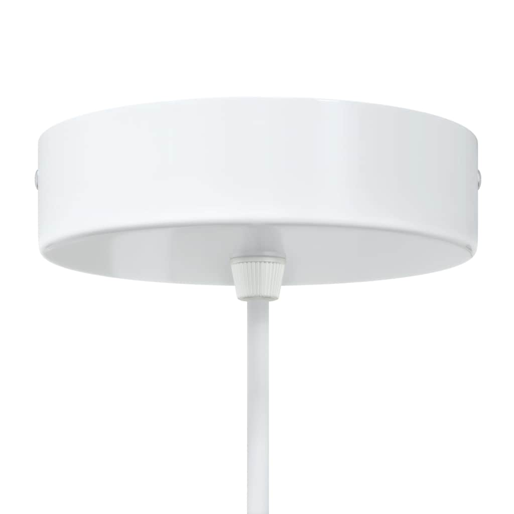 Lampada a Sospensione 2 pz Regolabile E27 Bianco Ø 30cm Metallo - homemem39