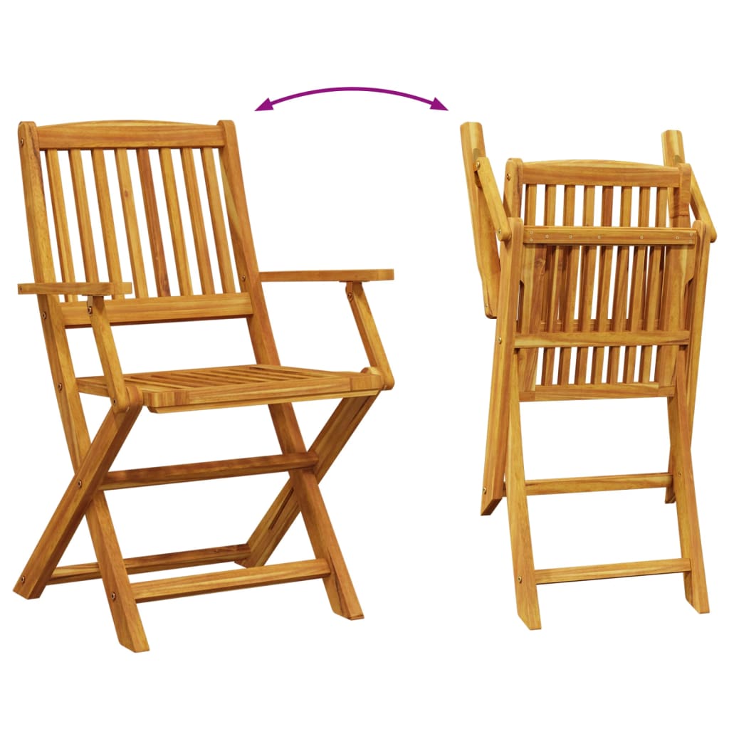 Set da Pranzo da Giardino 9pz 180x90x75cm Legno Massello Acacia | homemem39