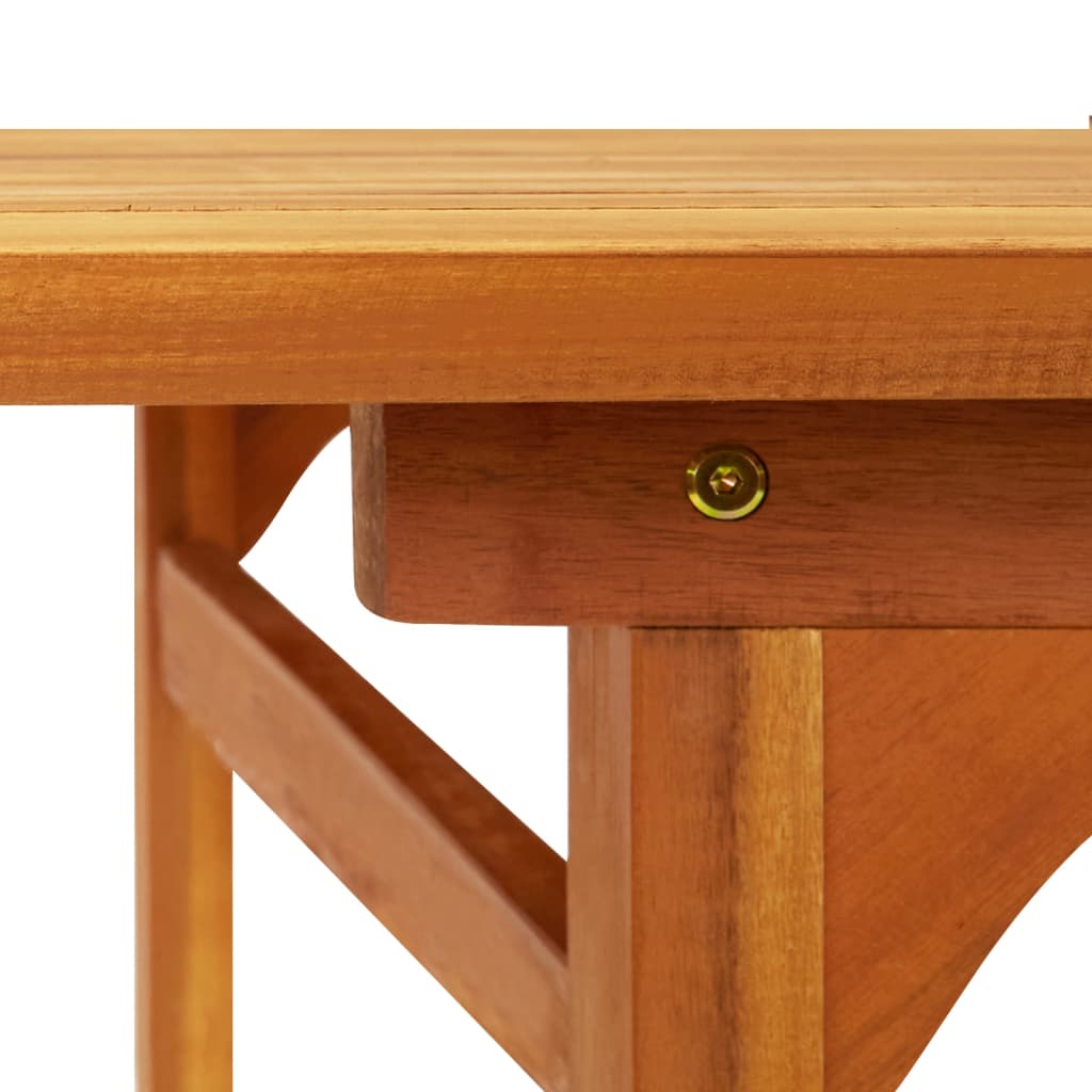 Set da Pranzo da Giardino 9pz 180x90x75cm Legno Massello Acacia | homemem39