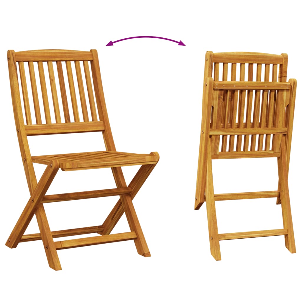 Set da Pranzo da Giardino 9pz 180x90x75cm Legno Massello Acacia | homemem39