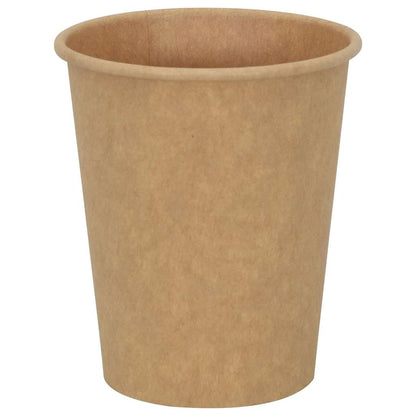 Bicchieri da Caffè in Carta 1000 pz 8oz 200ml Marrone | homemem39
