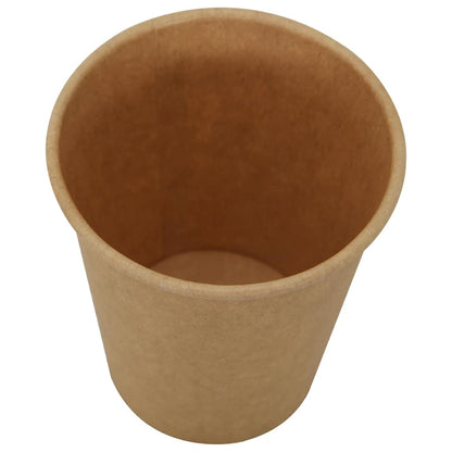 Bicchieri da Caffè in Carta 1000 pz 8oz 200ml Marrone | homemem39