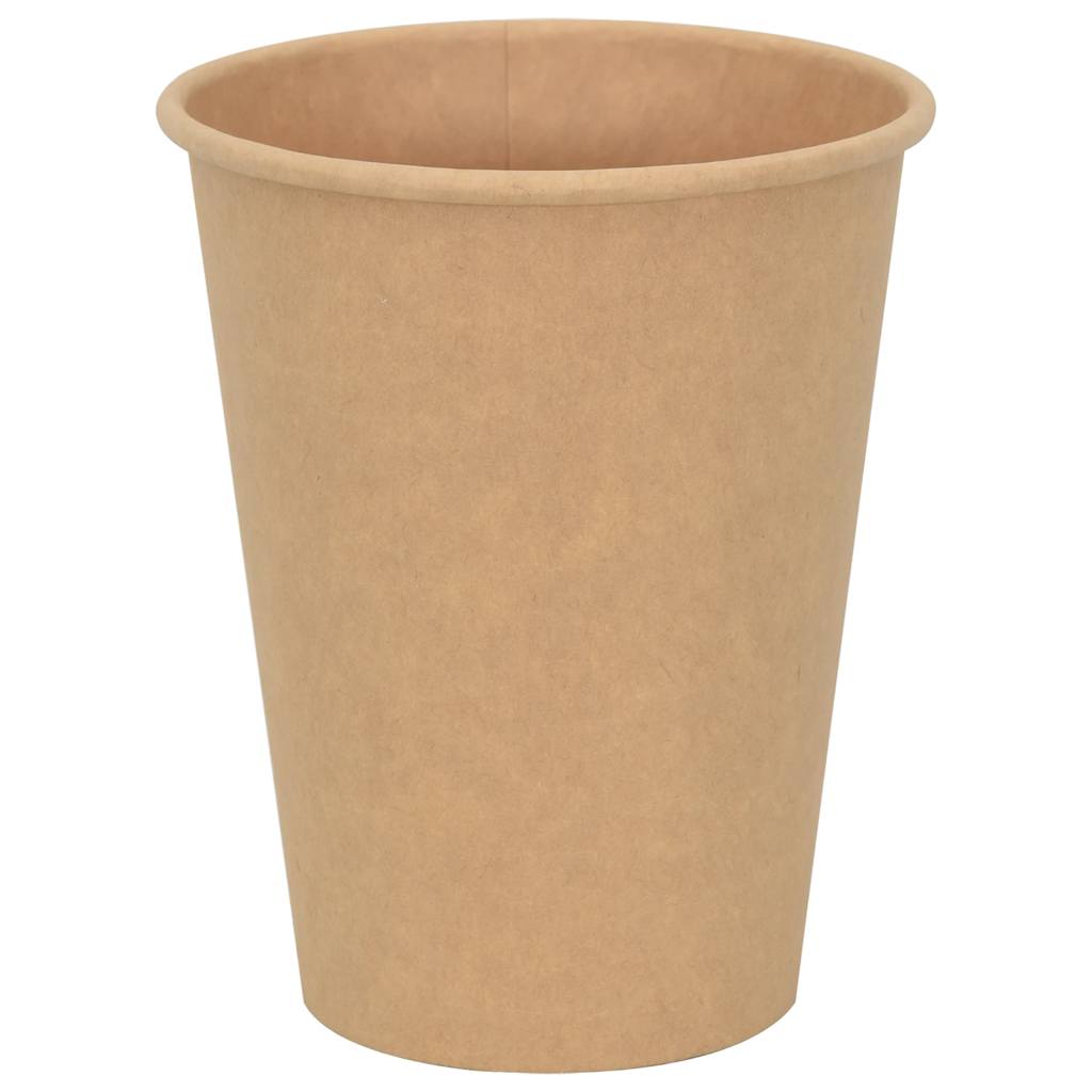 Bicchieri da Caffè in Carta 1000 pz 12oz 300ml Marrone | homemem39