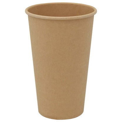 Bicchieri da Caffè in Carta 1000 pz 16oz 400ml Marrone | homemem39