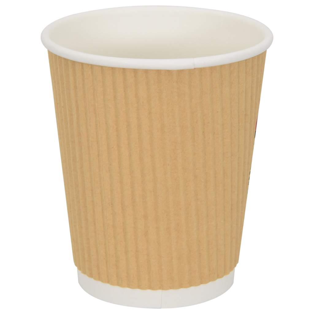 Bicchieri da Caffè in Carta 500 pz 8oz 200ml Marrone | homemem39