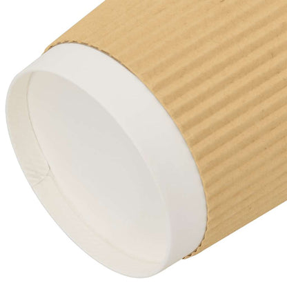 Bicchieri da Caffè in Carta 500 pz 16oz 400ml Marrone | homemem39