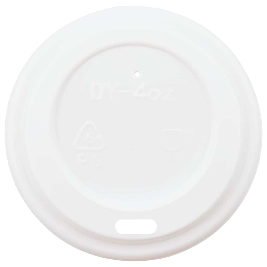Coperchi Tazze da Caffè Carta Ø60mm 4oz 1000 pz Plastica Bianca | homemem39