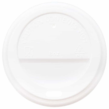 Coperchi Tazze da Caffè Carta Ø80mm 8oz 1000 pz Plastica Bianca | homemem39