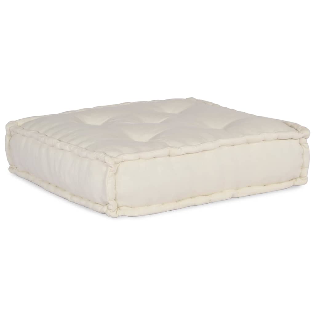 Divano Componibile Crema 70x70x54 in Tessuto | homemem39