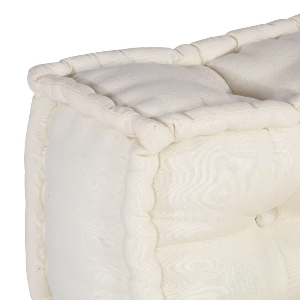 Divano Componibile Crema 70x70x54 in Tessuto | homemem39