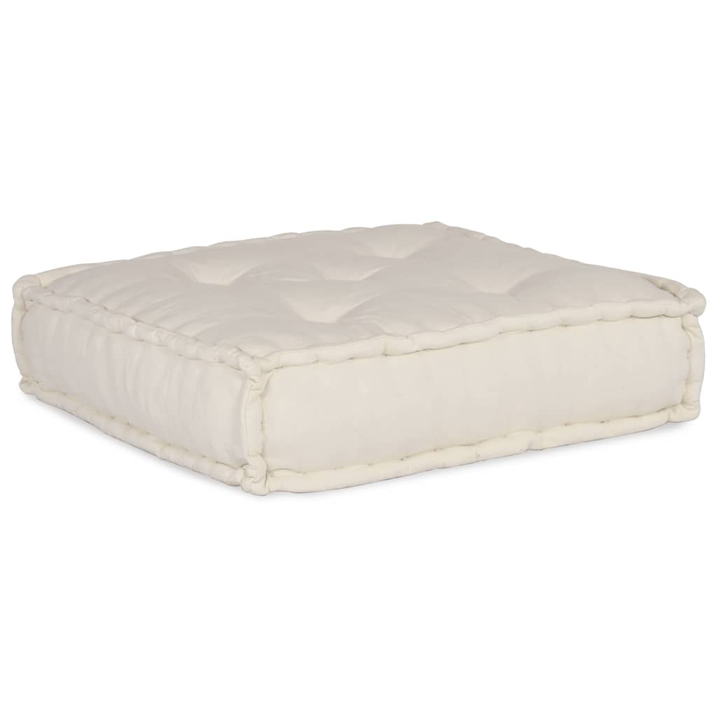 Divano Componibile Crema 70x70x36 in Tessuto | homemem39