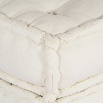 Divano Componibile Crema 70x70x36 in Tessuto | homemem39