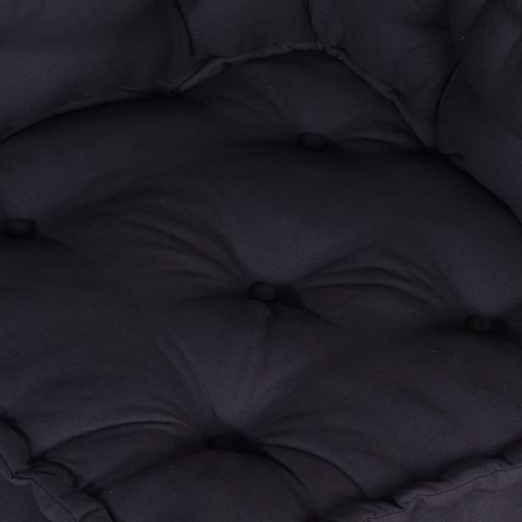 Divano Componibile Antracite 70x70x54 in Tessuto