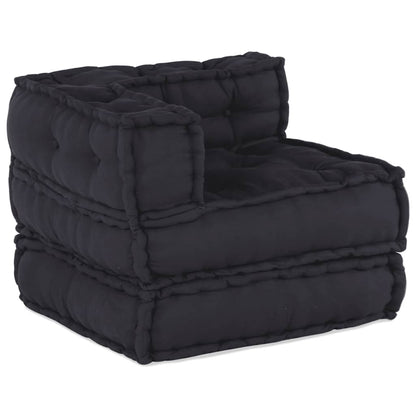 Divano Componibile Antracite 70x70x54 in Tessuto | homemem39