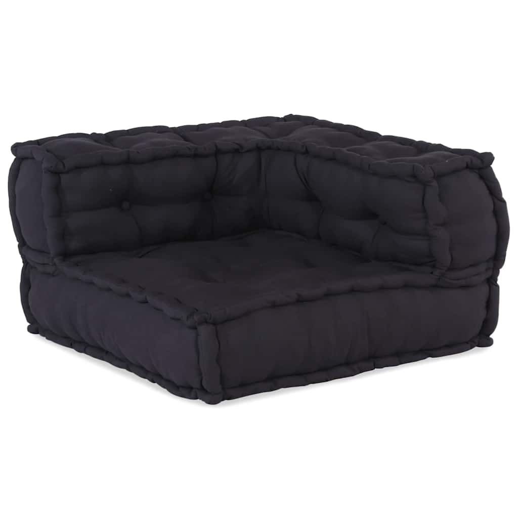 Divano Componibile Antracite 70x70x54 in Tessuto | homemem39