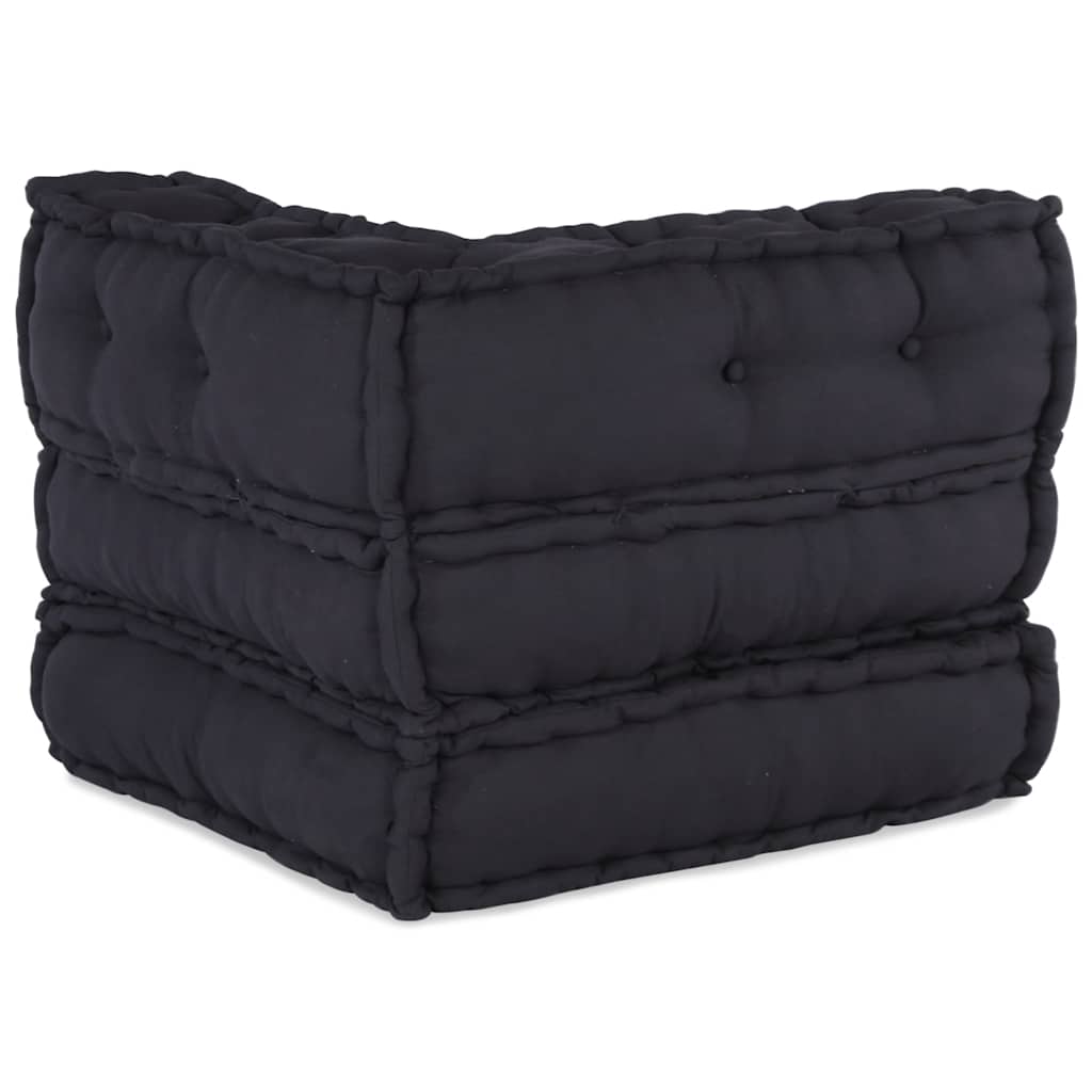 Divano Componibile Antracite 70x70x54 in Tessuto | homemem39