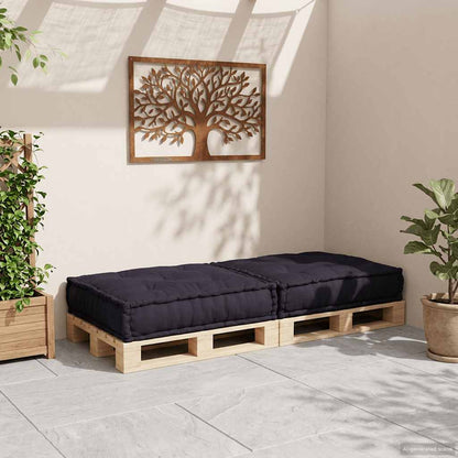 Divano Componibile Antracite 70x70x36 in Tessuto | homemem39