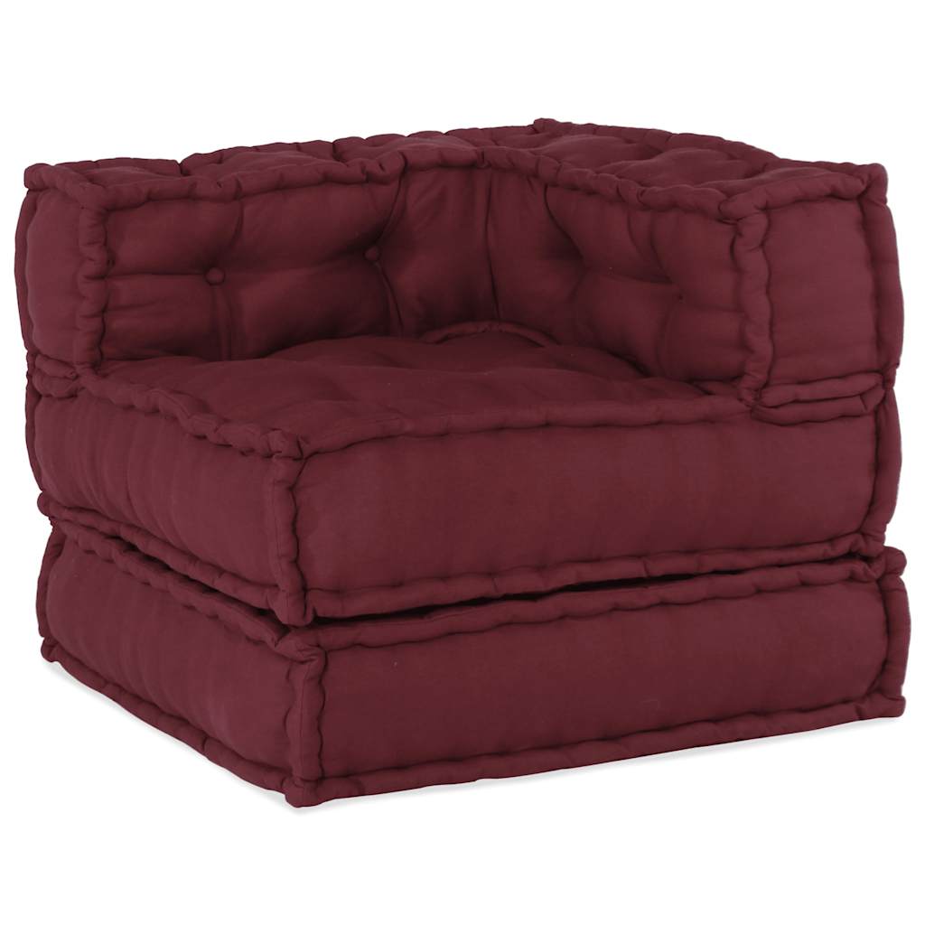 Divano Componibile Marrone Rossiccio 70x70x54 in Tessuto | homemem39