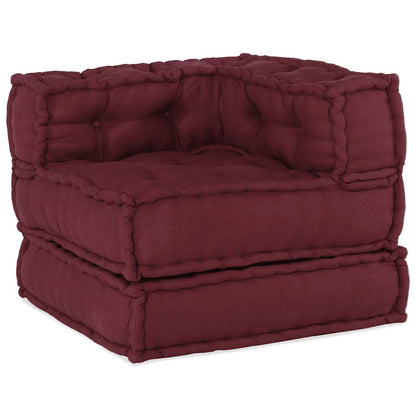 Divano Componibile Marrone Rossiccio 70x70x54 in Tessuto | homemem39