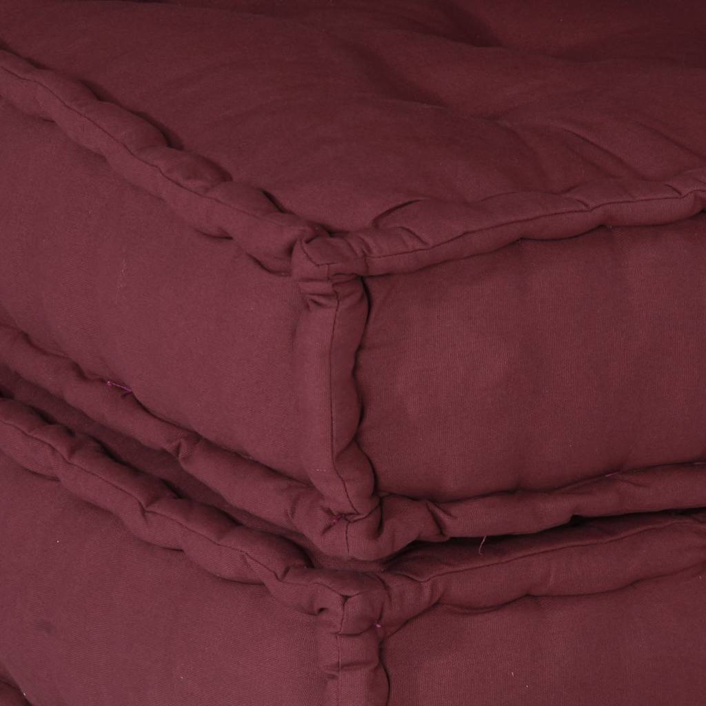 Divano Componibile Marrone Rossiccio 70x70x54 in Tessuto